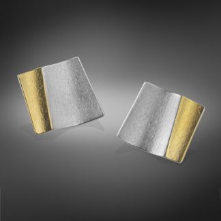 Silver & gold earrings