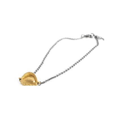 Gold plated silver bracelet with eye symbol - Elsa Mouzaki