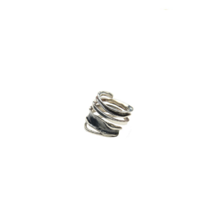 Οxidized silver ring - Efstathia
